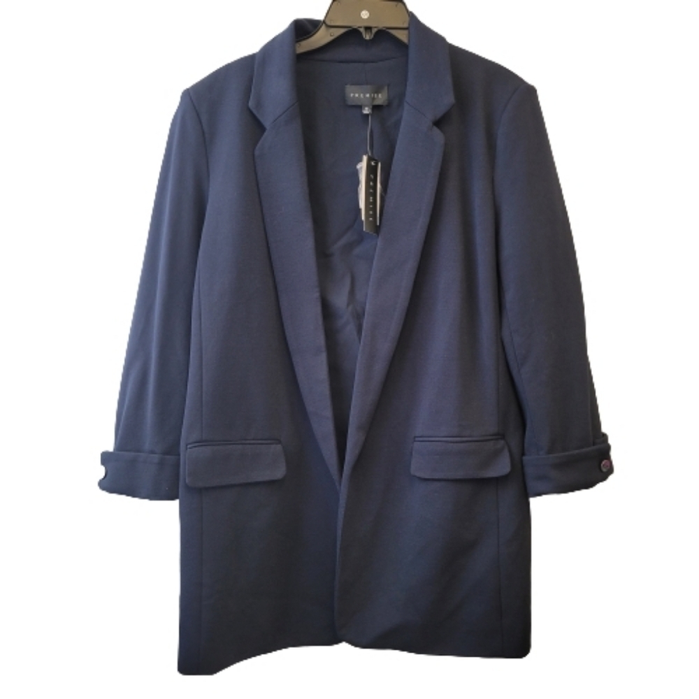Suit jacket navy blue blazer new with tags corpcore office Academia